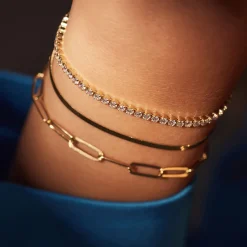 Ponte Vecchio Pitti 925 Sterling Silber vergoldetes Armband|Parte di Me New