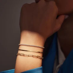 Ponte Vecchio Pitti 925 Sterling Silber vergoldetes Armband|Parte di Me New