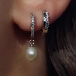 Ponte Vecchio Pitti 925er Sterlingsilber-Ohrringe mit Zirkoniasteinen|Parte di Me New