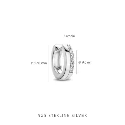 Ponte Vecchio Pitti 925er Sterlingsilber-Ohrringe mit Zirkoniasteinen|Parte di Me New