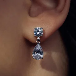 Ponte Vecchio Sienna Ohrringe aus 925er Sterlingsilber mit Zirkoniastein|Parte di Me Outlet