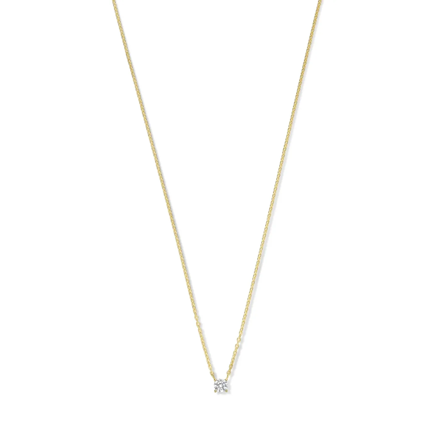 Ponte Vecchio Sofia 925 Sterlingsilber vergoldetes Collier mit Zirkoniastein|Parte di Me New