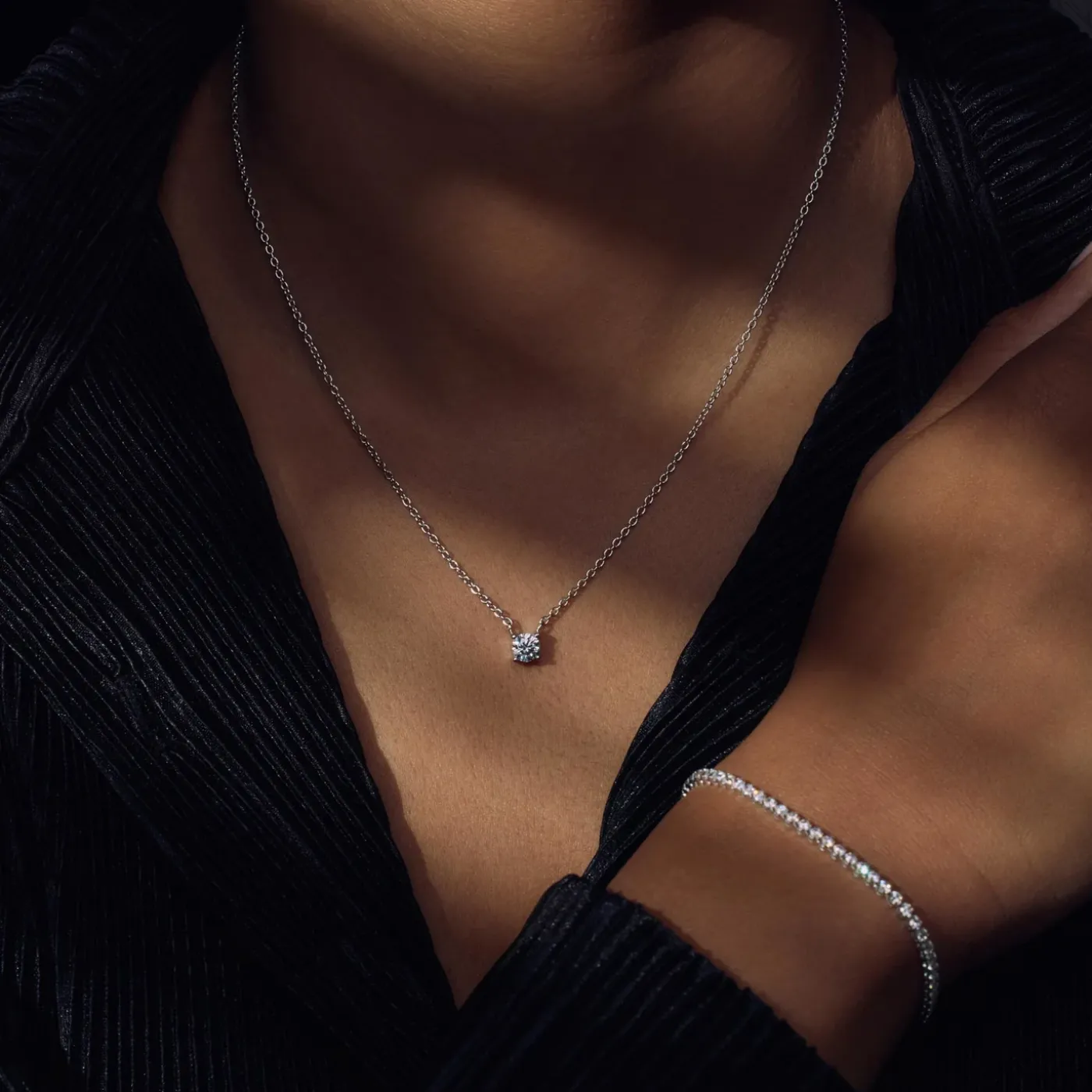 Ponte Vecchio Sofia Halskette aus 925er Sterlingsilber mit Zirkoniastein|Parte di Me Outlet