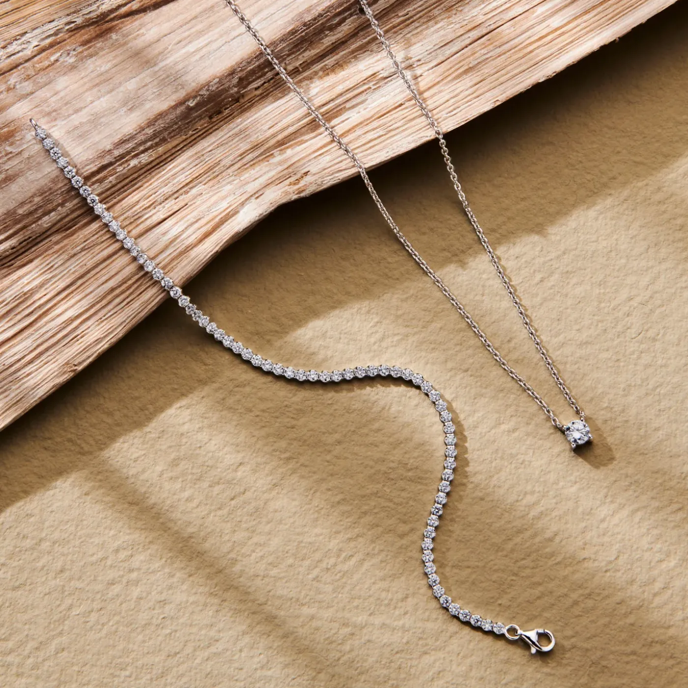 Ponte Vecchio Sofia Halskette aus 925er Sterlingsilber mit Zirkoniastein|Parte di Me Outlet