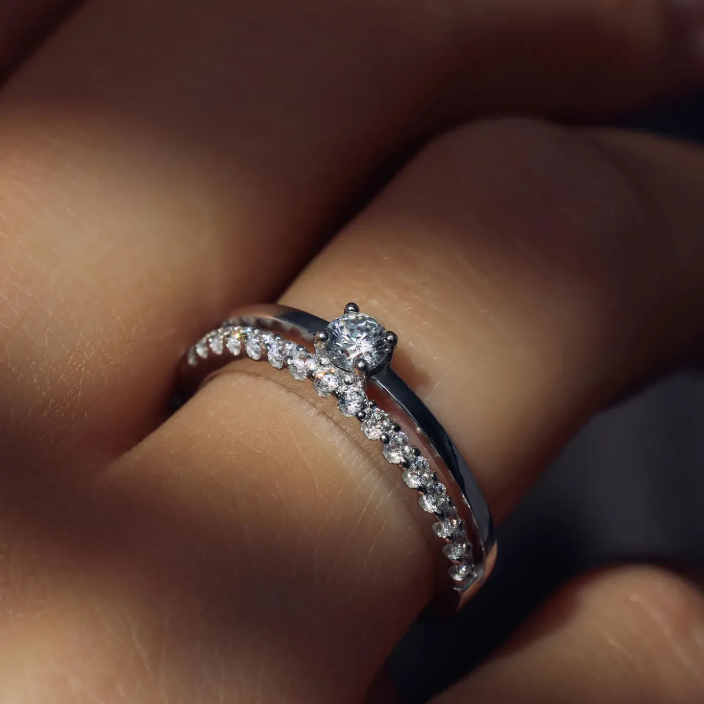 Ponte Vecchio Uffizien Ring aus 925er Sterlingsilber mit Zirkoniasteinen|Parte di Me Online