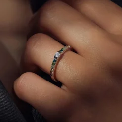 Ring Santa Maria del Fiore 925er Sterlingsilber mit farbigen Zirkoniasteinen|Parte di Me Hot