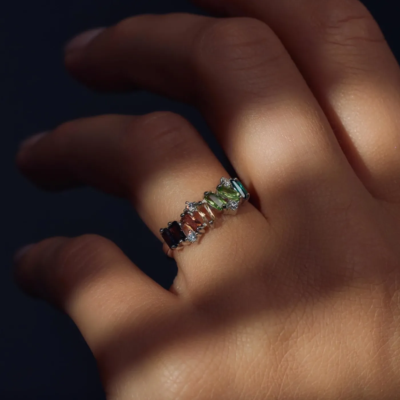 Ring Santa Maria del Fiore 925er Sterlingsilber mit farbigen Zirkoniasteinen|Parte di Me Fashion