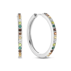 Santa Maria del Fiore Ohrringe aus 925er Sterlingsilber mit farbigen Zirkoniasteinen|Parte di Me Best