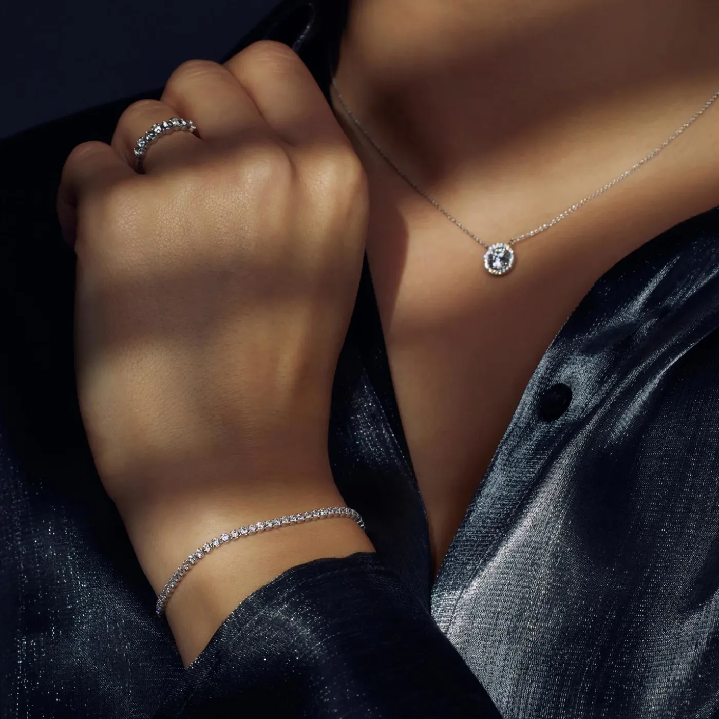 Santa Maria della Base Armband aus 925er Sterlingsilber mit Zirkoniasteinen|Parte di Me Hot