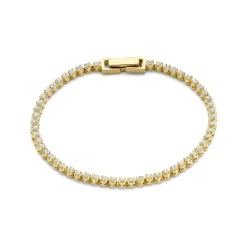 Santa Maria della Base Armband aus vergoldetem 925er Sterlingsilber mit Zirkoniasteinen|Parte di Me New