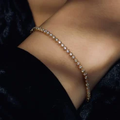 Santa Maria della Base Armband aus vergoldetem 925er Sterlingsilber mit Zirkoniasteinen|Parte di Me New