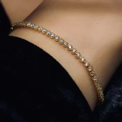 Santa Maria della Base Armband aus vergoldetem 925er Sterlingsilber mit Zirkoniasteinen|Parte di Me New