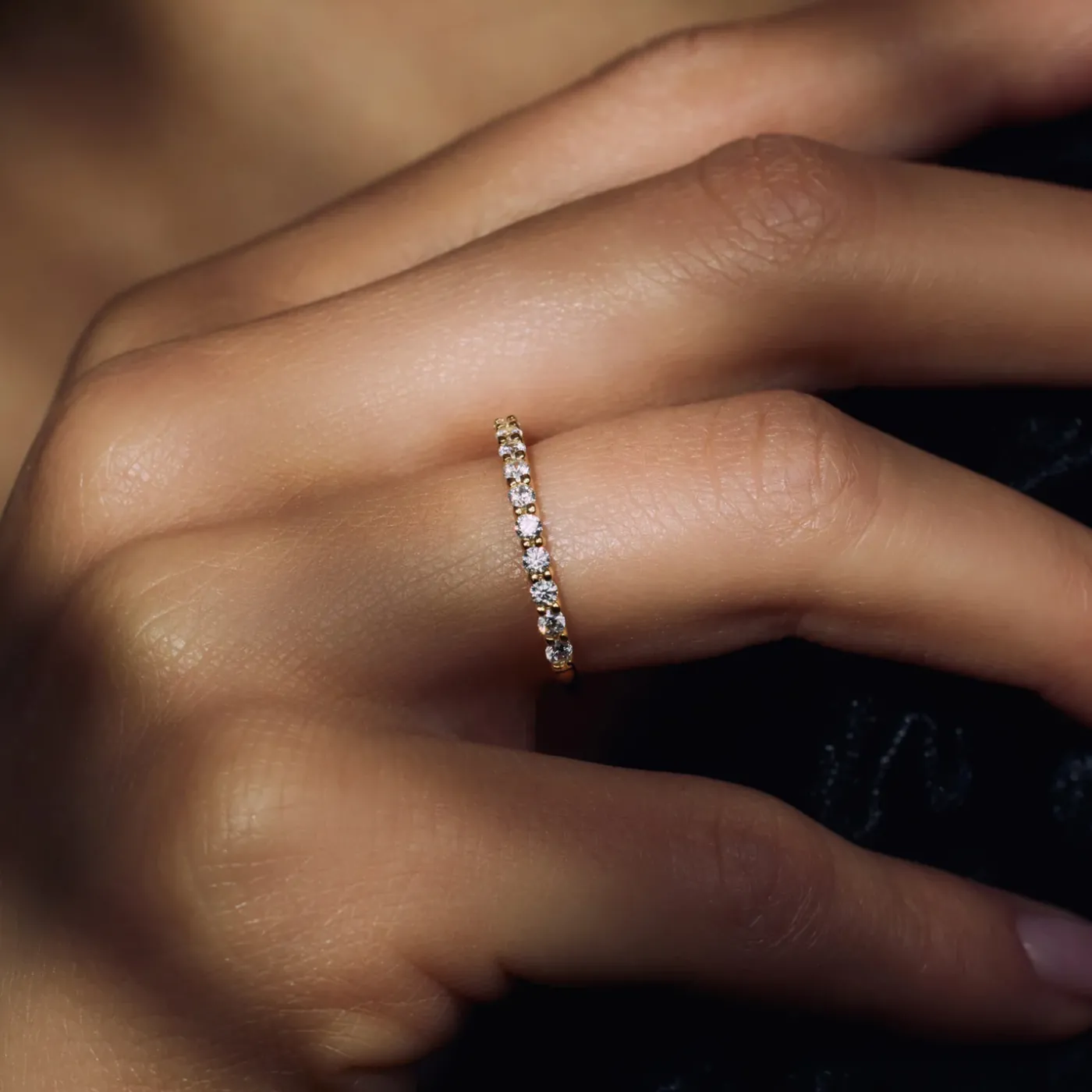 Santa Maria della Base 925er Sterlingsilber vergoldeter Ring mit Zirkoniasteinen|Parte di Me Clearance