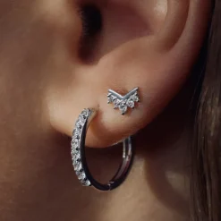 Santa Maria della Base 925er Sterlingsilber-Ohrringe mit Zirkoniasteinen|Parte di Me Outlet