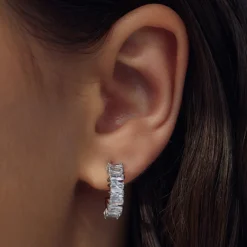 Santa Maria della Base 925er Sterlingsilber-Ohrringe mit Zirkoniasteinen|Parte di Me Clearance