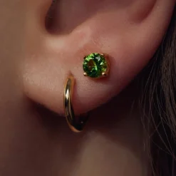 Santa Maria della Base Ohrringe aus vergoldetem 925er Sterlingsilber mit 14 Karat Goldplattierung|Parte di Me Online