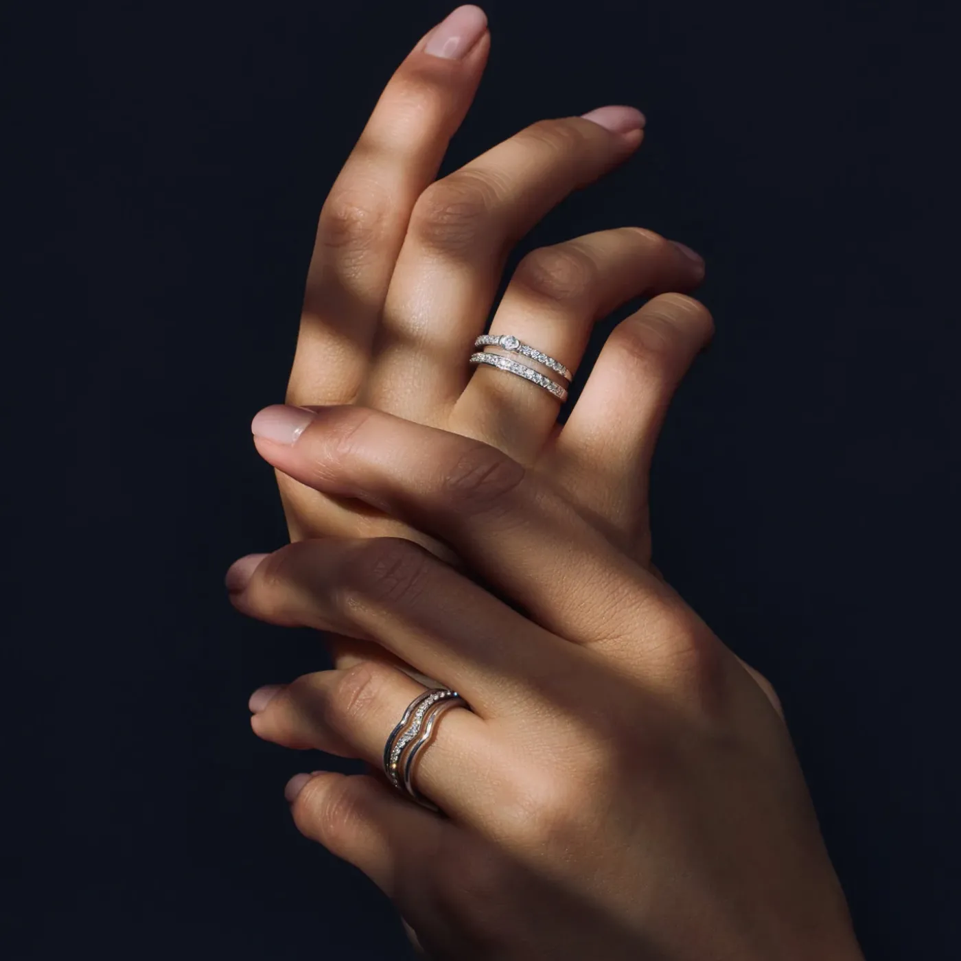 Santa Maria della Base Ring aus 925er Sterlingsilber mit Zirkoniasteinen|Parte di Me Fashion