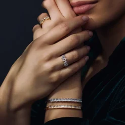 Santa Maria della Base Ring aus 925er Sterlingsilber mit Zirkoniasteinen|Parte di Me New