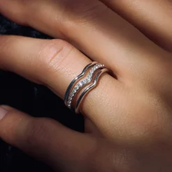 Santa Maria della Base Ringe aus 925er Sterlingsilber mit Zirkoniasteinen|Parte di Me Hot