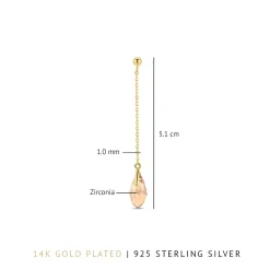 Sorprendimi 925 Sterling Silber vergoldet Ohrringe Set|Parte di Me Sale