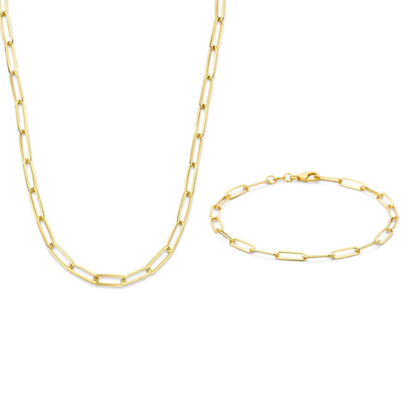 Sorprendimi 925 Sterling Silber vergoldet Halskette und Armband Geschenkset|Parte di Me Sale