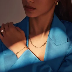 Sorprendimi 925 Sterling Silber vergoldet Halskette und Armband Geschenkset|Parte di Me Sale