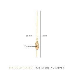 Sorprendimi 925 Sterling Silber vergoldet Ohrringe Set|Parte di Me Clearance