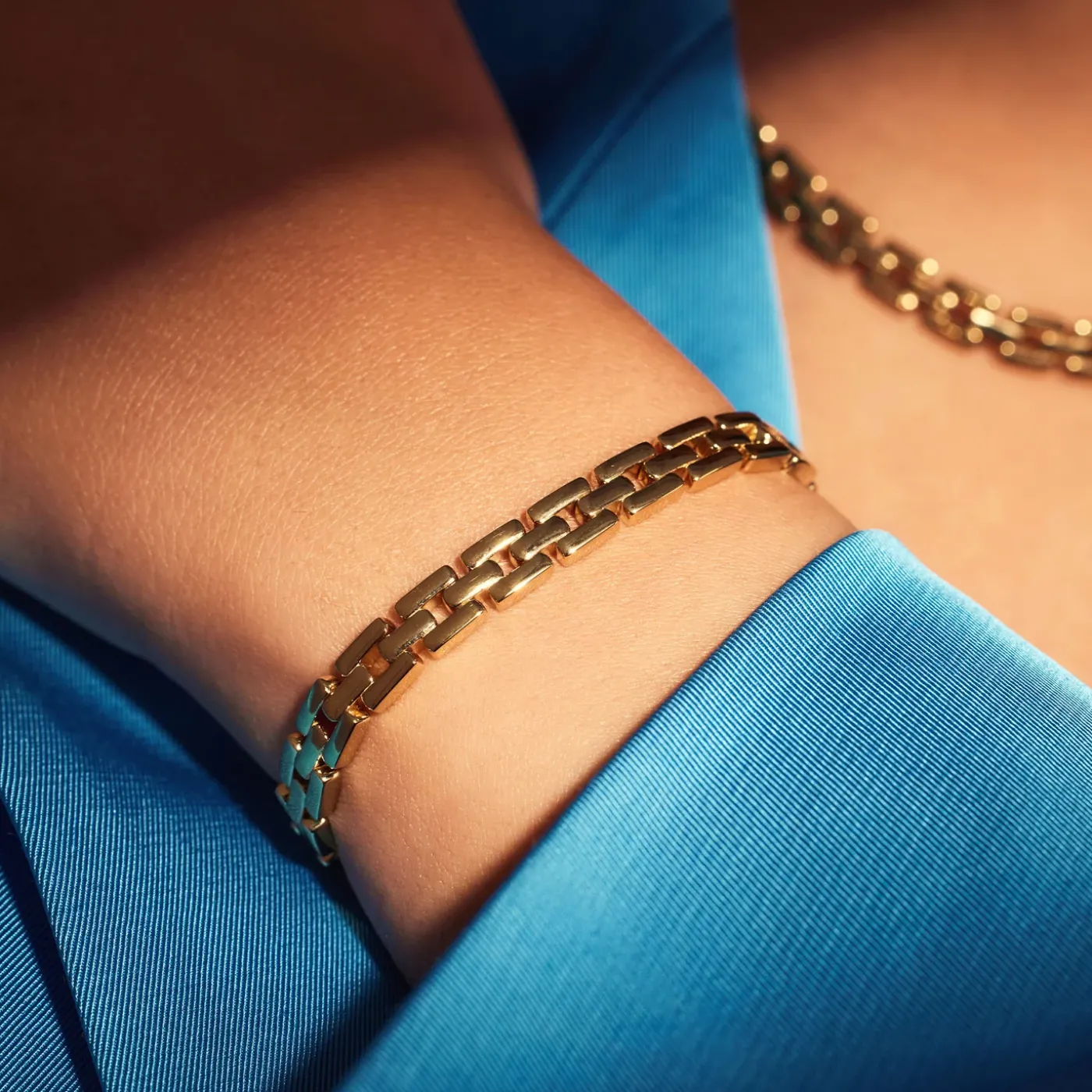 Sorprendimi 925 Sterling Silber vergoldet Halskette und Armband Geschenkset|Parte di Me Sale