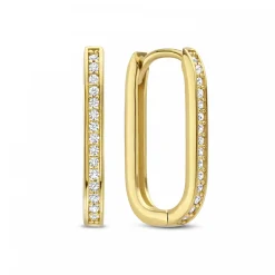 Sorprendimi 925 Sterling Silber vergoldet Ohrringe mit Zirkonia Steine gesetzt|Parte di Me New