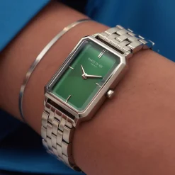 Sorprendimi silberfarbene Uhr und Armband aus 925er Sterlingsilber|Parte di Me New